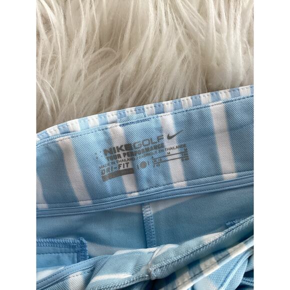 Nike Women's Golf Tour Performance Striped Skort 2 Piece White Blue Size 6 - Picture 5 of 10